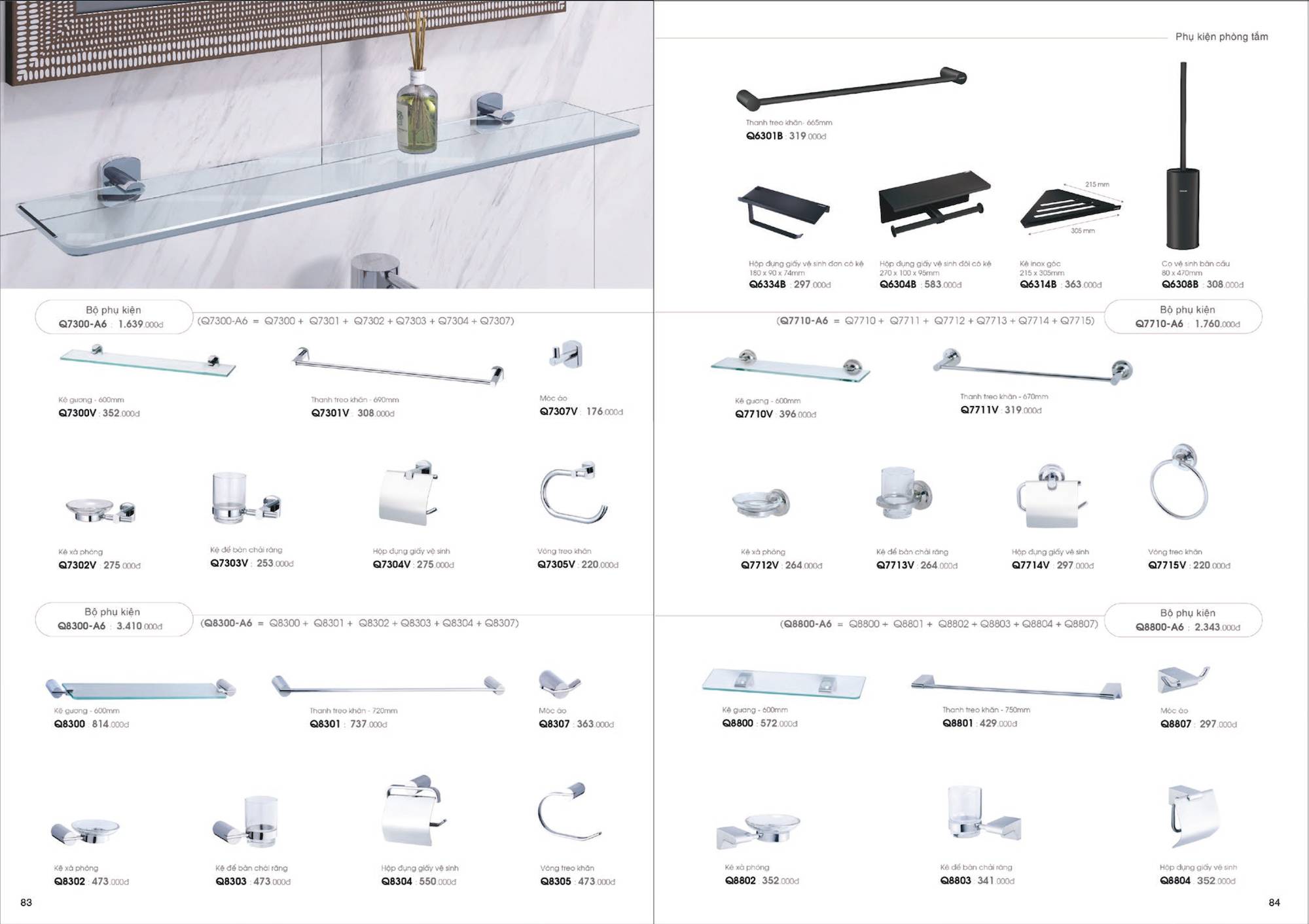 Thiết bị vệ sinh CAESAR Catalogue và Bảng giá mới nhất 2024 / Page 43